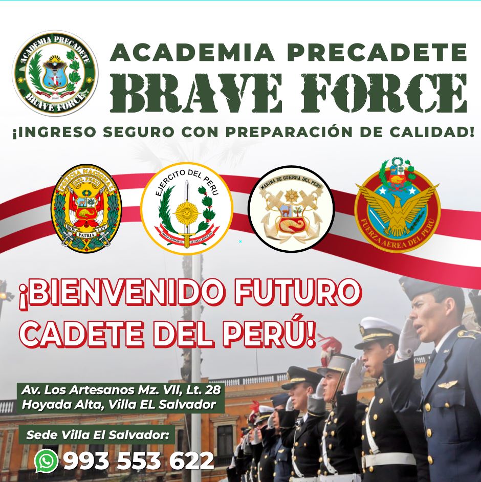 🇵🇪 PROCESO DE ADMISIÓN... - Academia Precadete Brave Force | Facebook