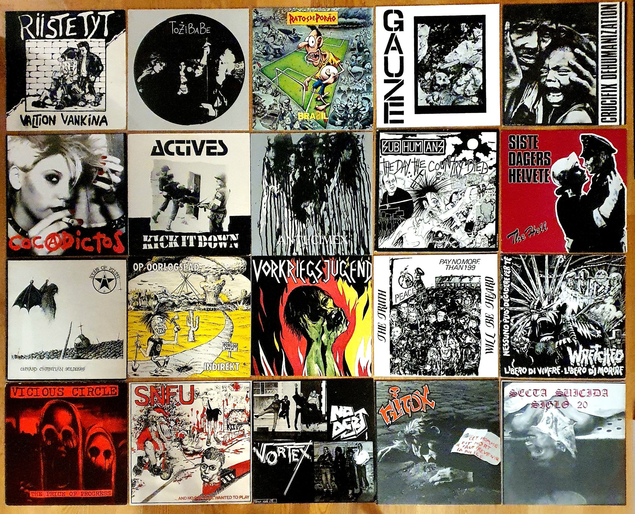 Ground Zero - Cassette 1985 international hardcore punk