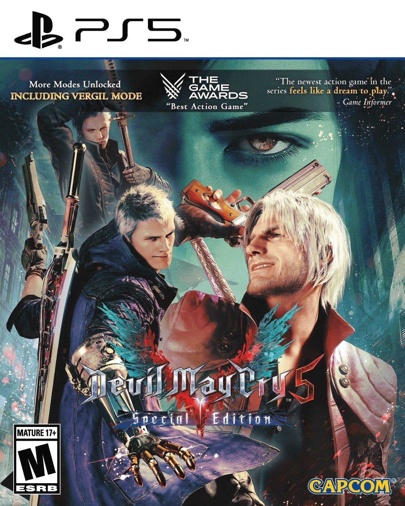 Official artworks from Devil May Cry 5 by artists Tatsuya