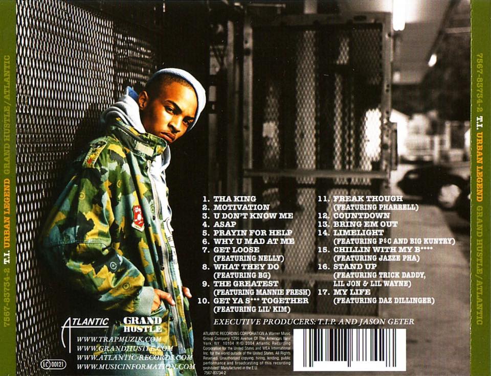 Celebrate the 19th anniversary of T.I.'s album “Urban Legend” by