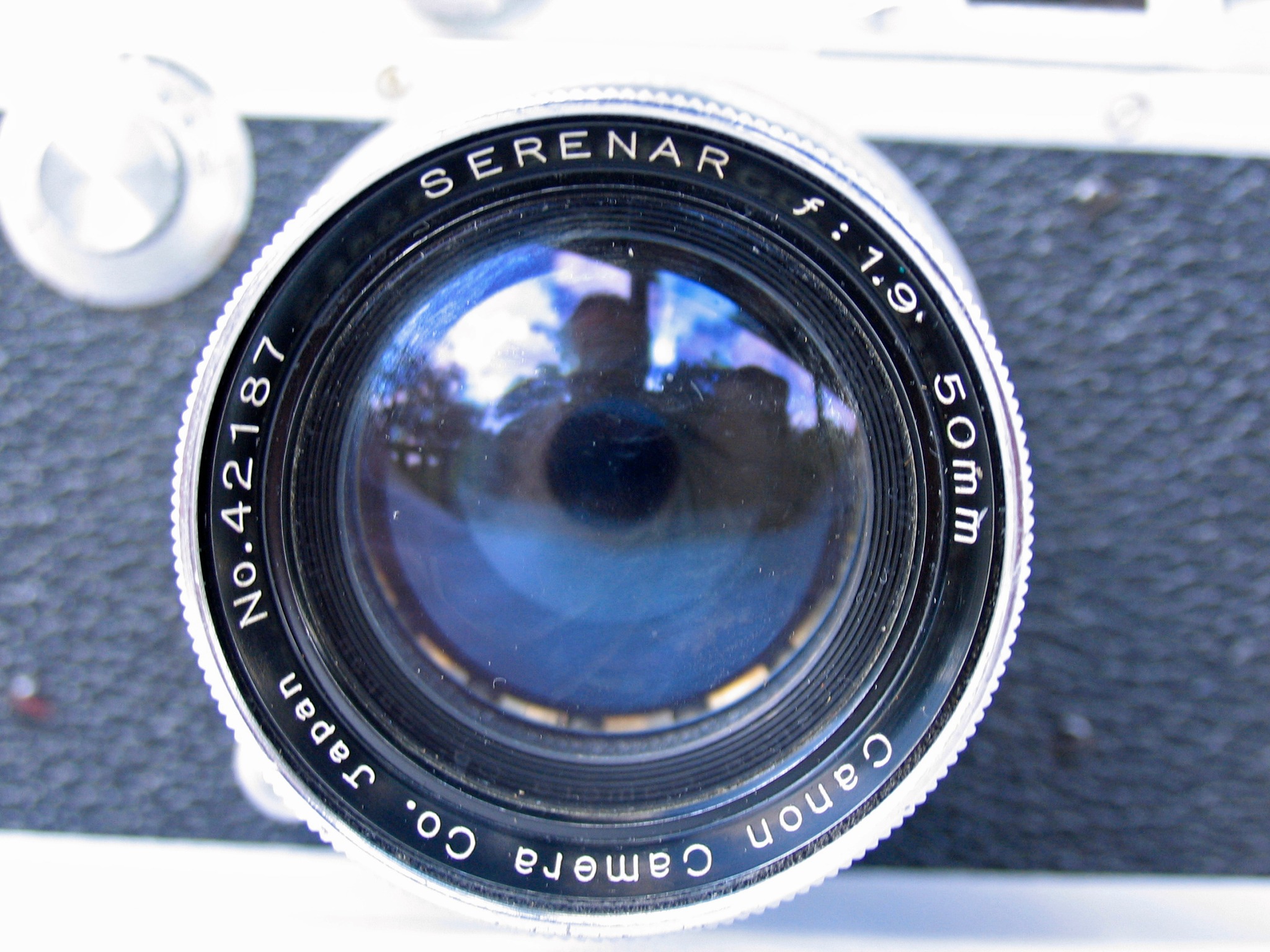 Rare 50mm f1.9 Serenar lenses with 'Japan' on front id ring