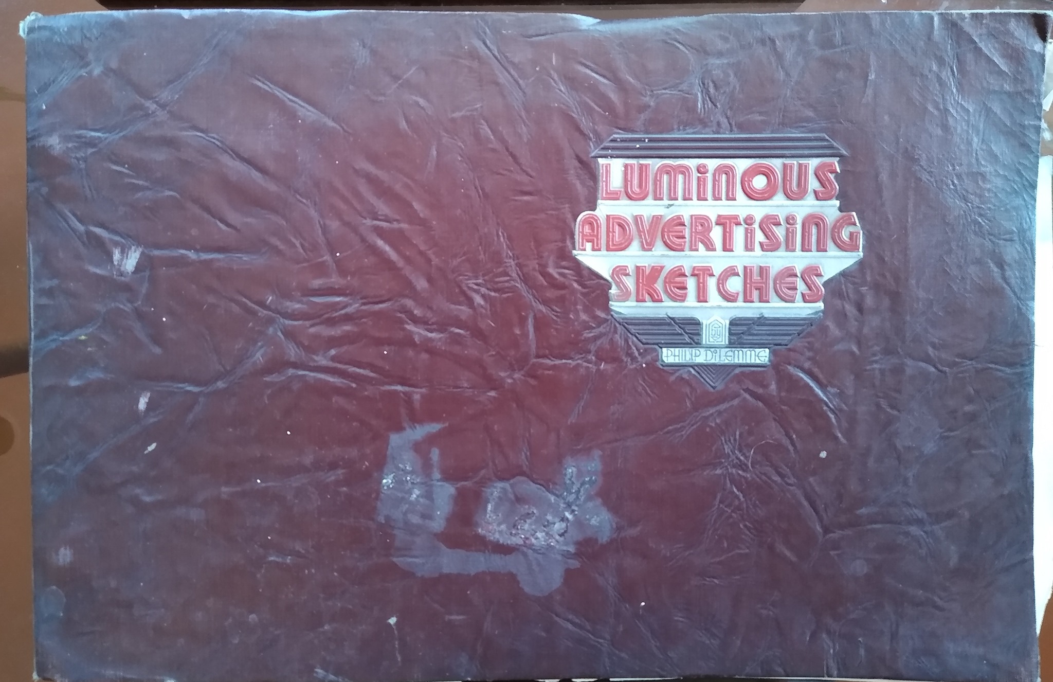 Vintage 1928 signboard design spreads from The Complete Commercial