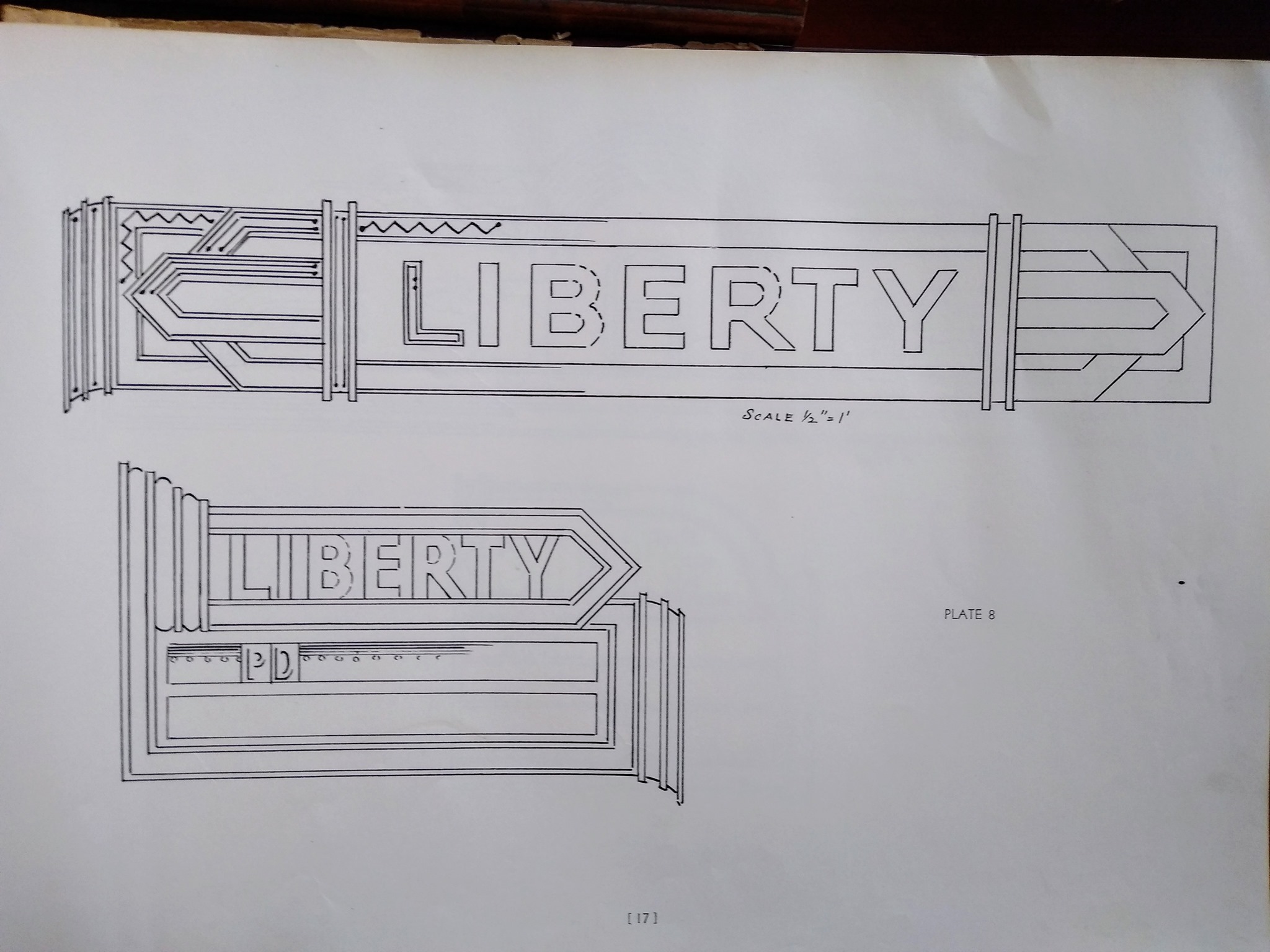 Vintage 1928 signboard design spreads from The Complete Commercial
