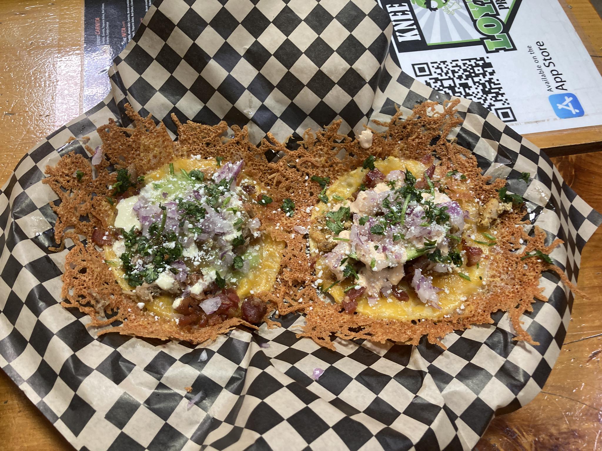 Banzitos tacos at Knee Deep Brewing in Auburn