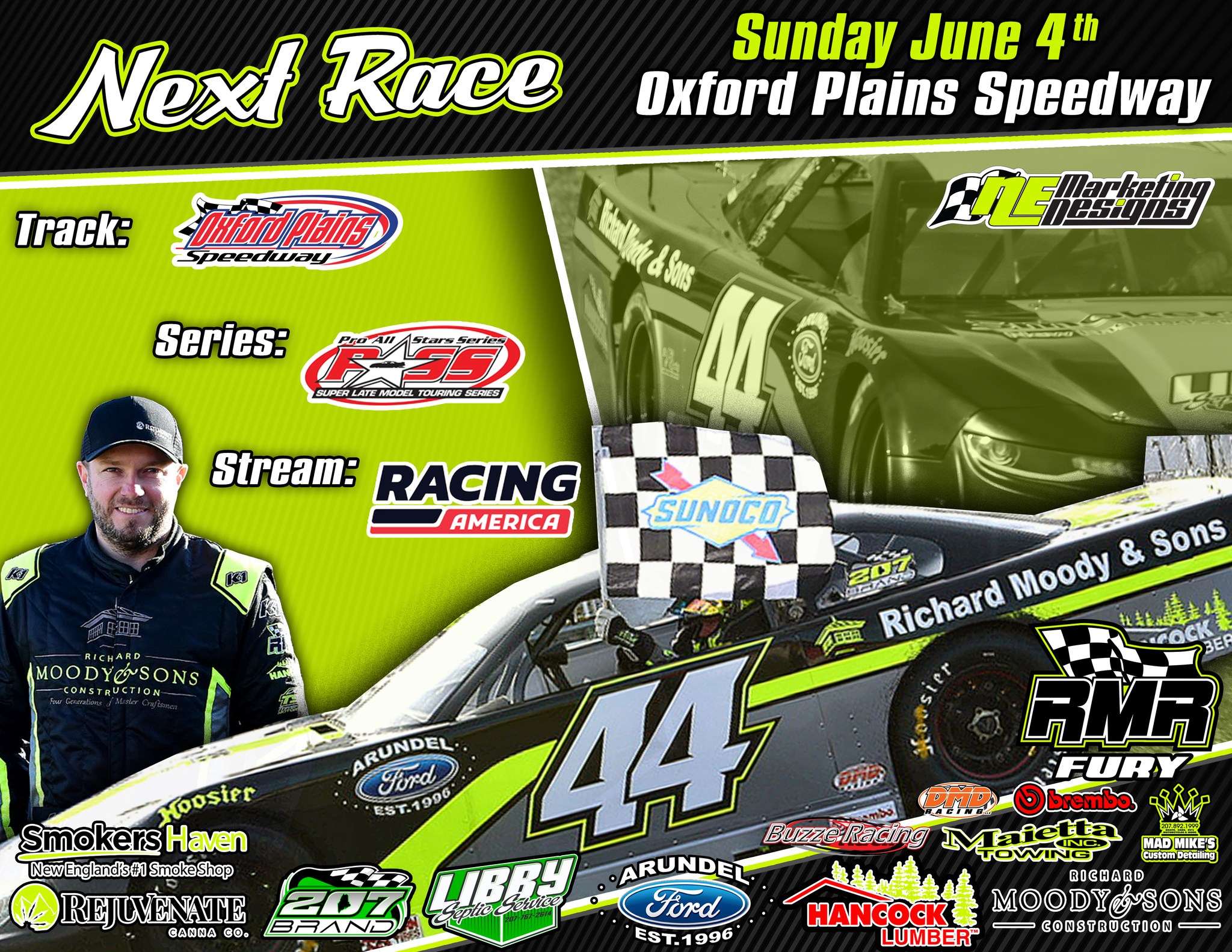 🏁 RMR Heads to Oxford Plains... - Richard Moody Racing | Facebook