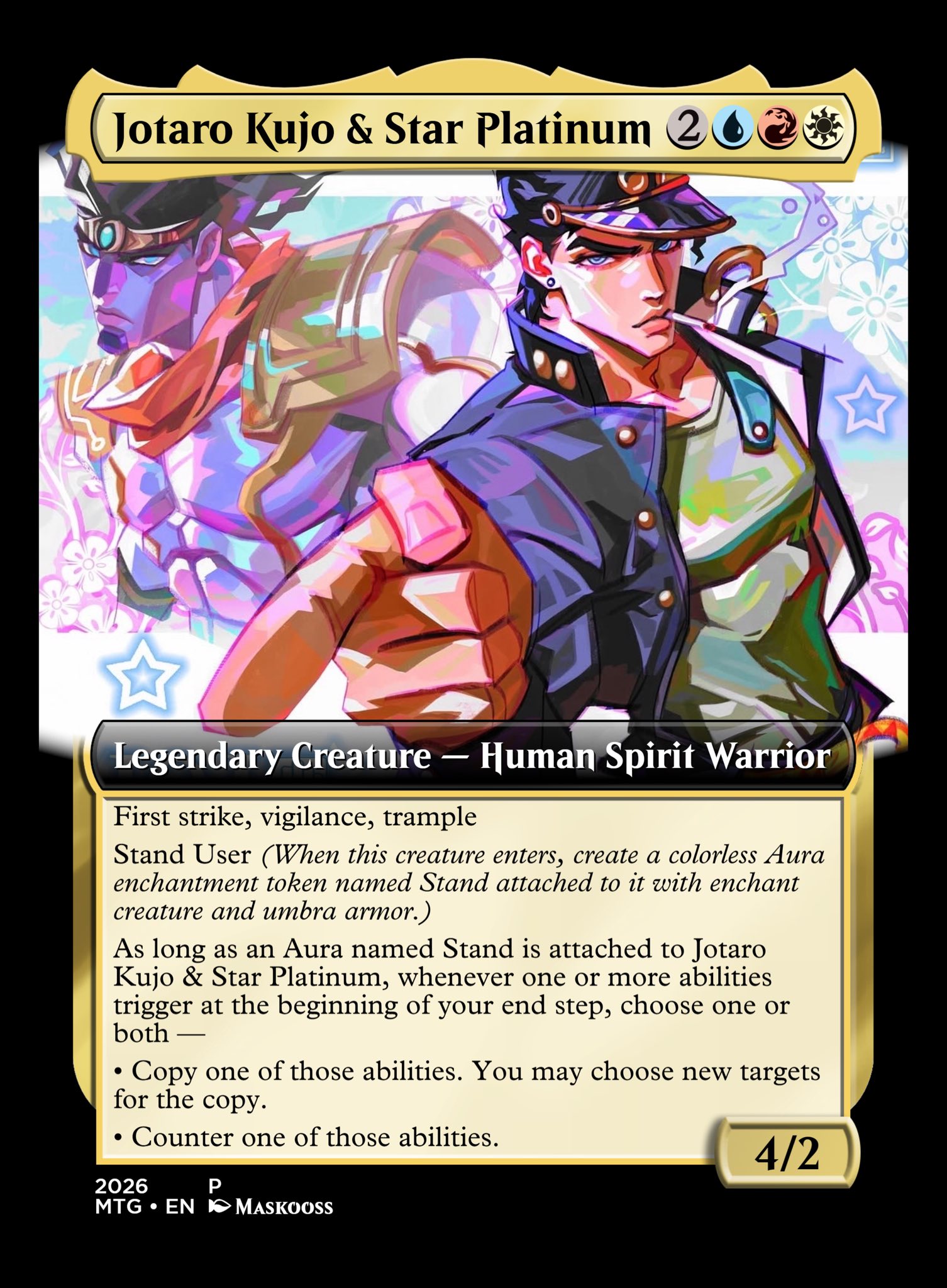 mtg jojo cards JoJo's Bizarre Adventure - Josuke JoJo Custom Commander Deck (Obeka)