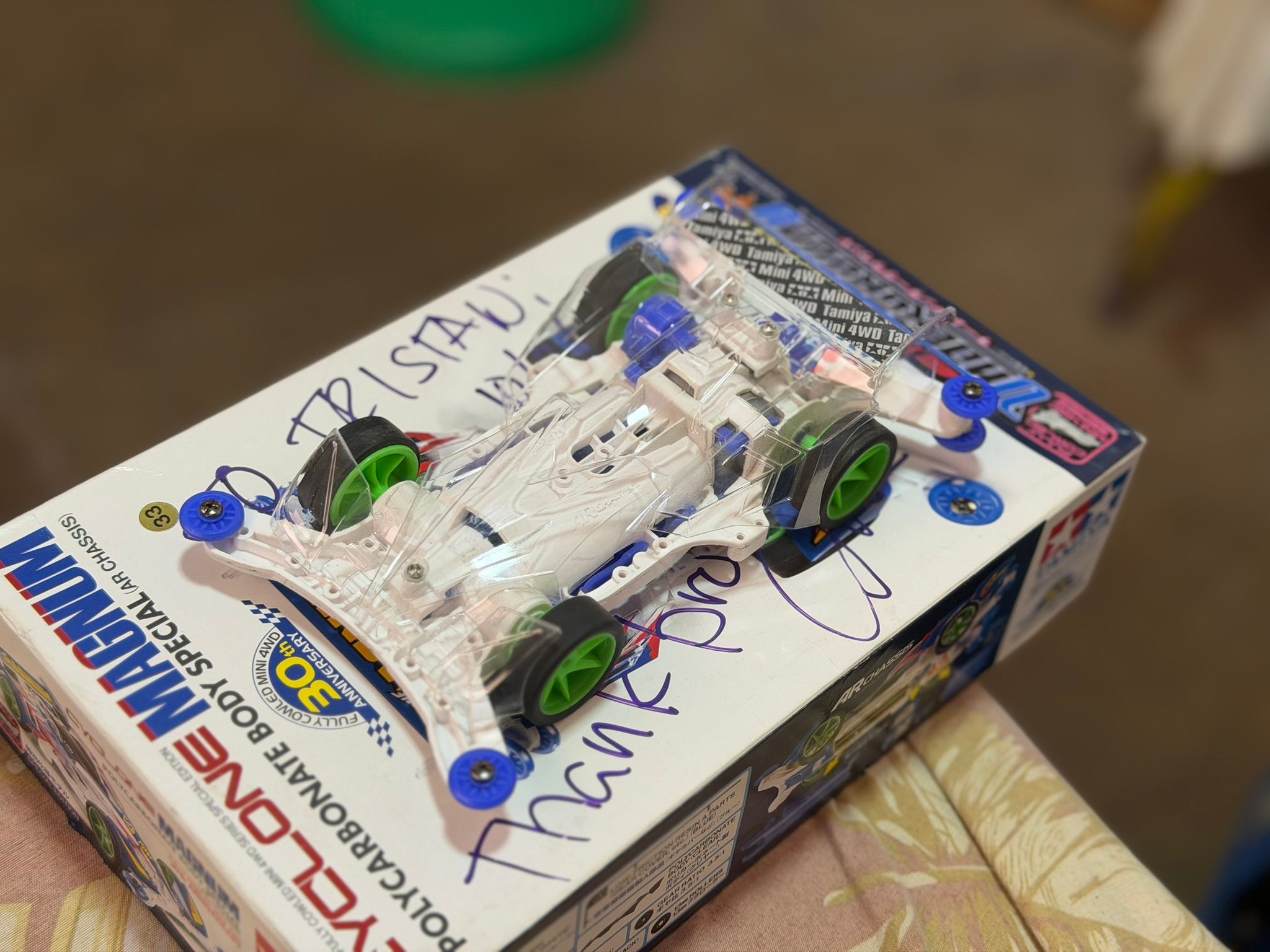 Check out Tamiya Cyclone Magnum Polycarbonate Body Special (AR