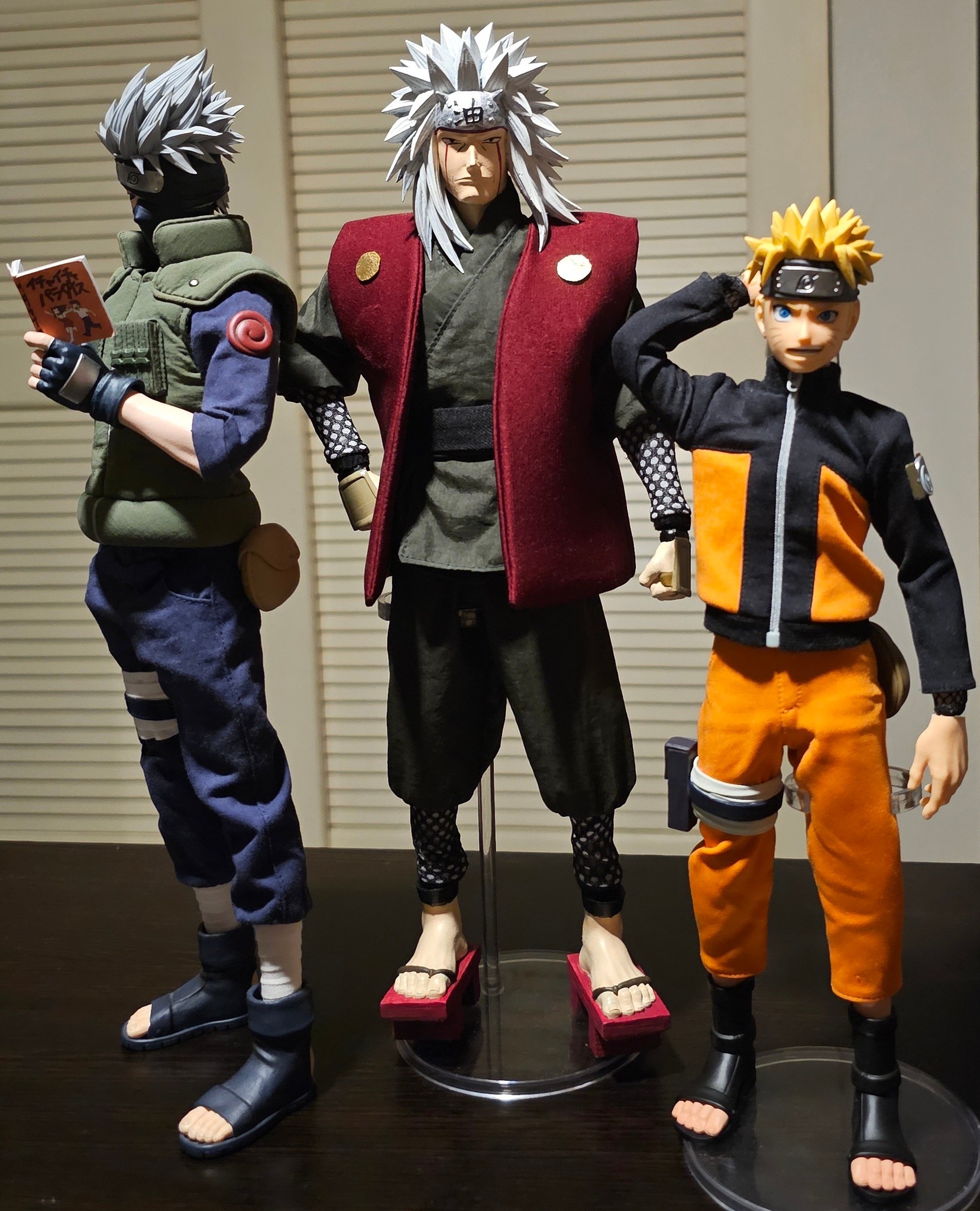 SH Figuarts Jiraiya 2018 vs 2025 comparison