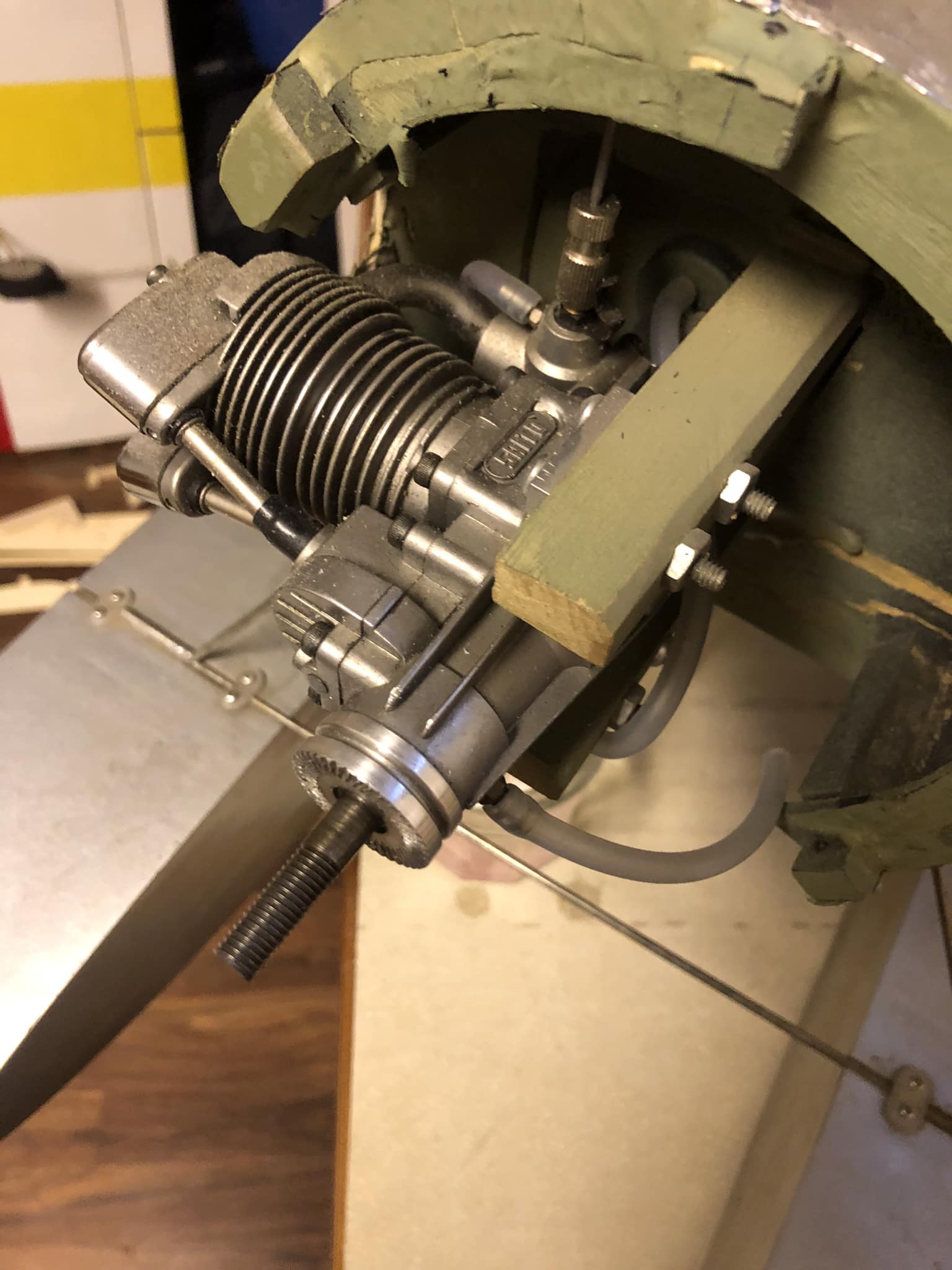 Avistar Saito FA-56 engine installation