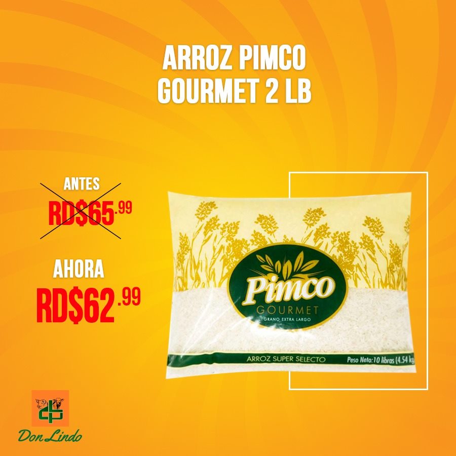 Don Lindo - El Arroz Pimco Gourmet es un cereal rico en... | Facebook
