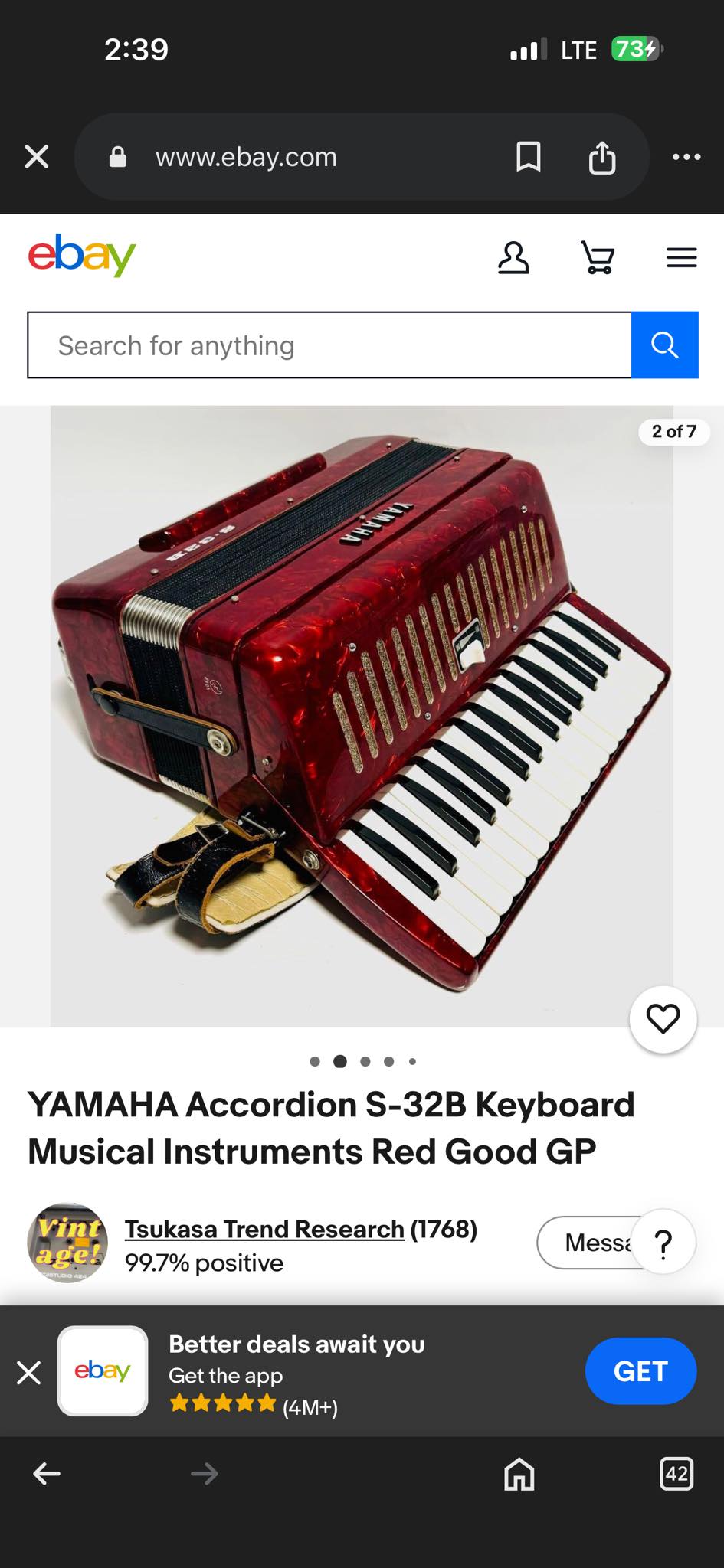 I'm new to this group. Why this Yamaha S-32B accordion doesn't