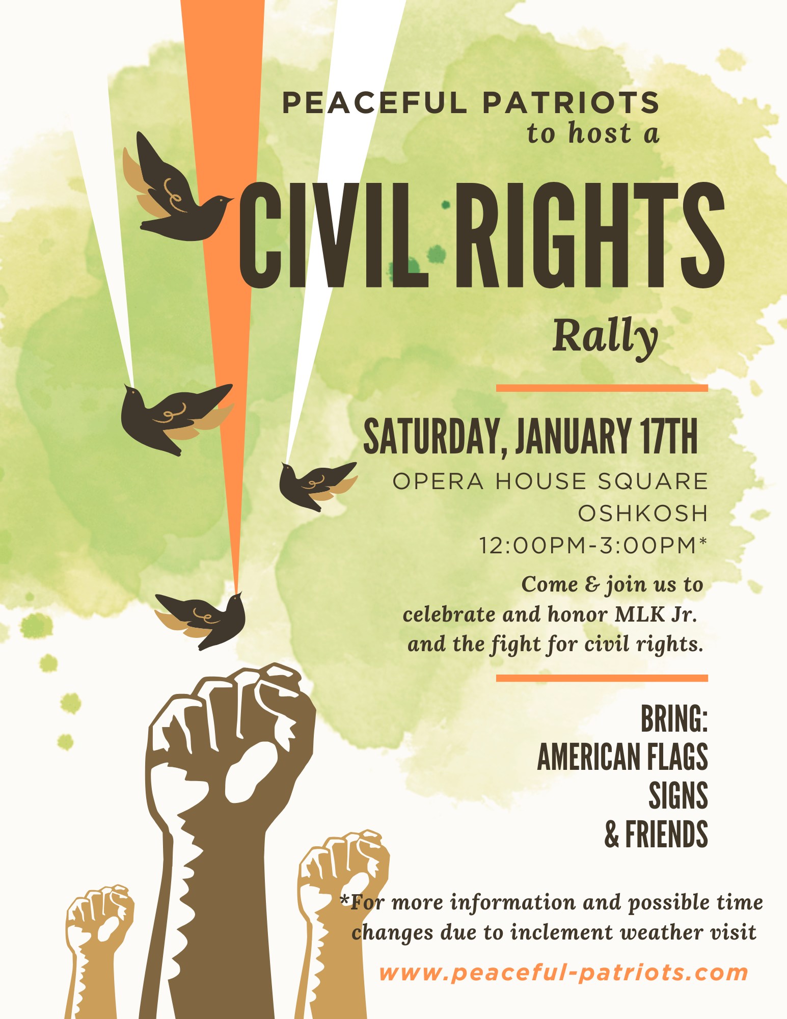Civil Rights Rally - Oshkosh