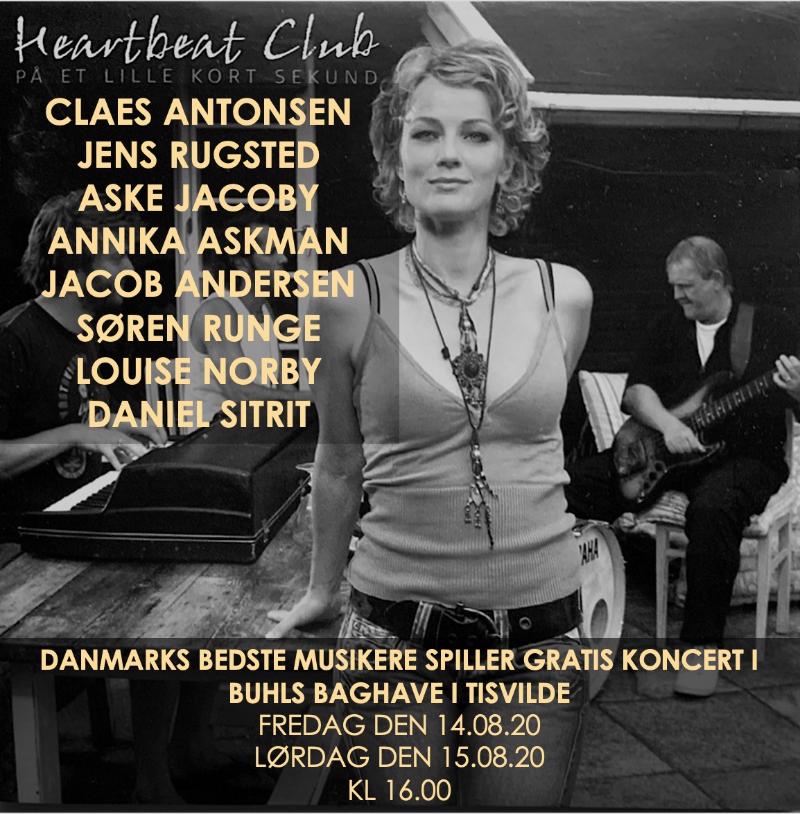 Danmarks bedste musikere spiller gratis koncert i baghaven