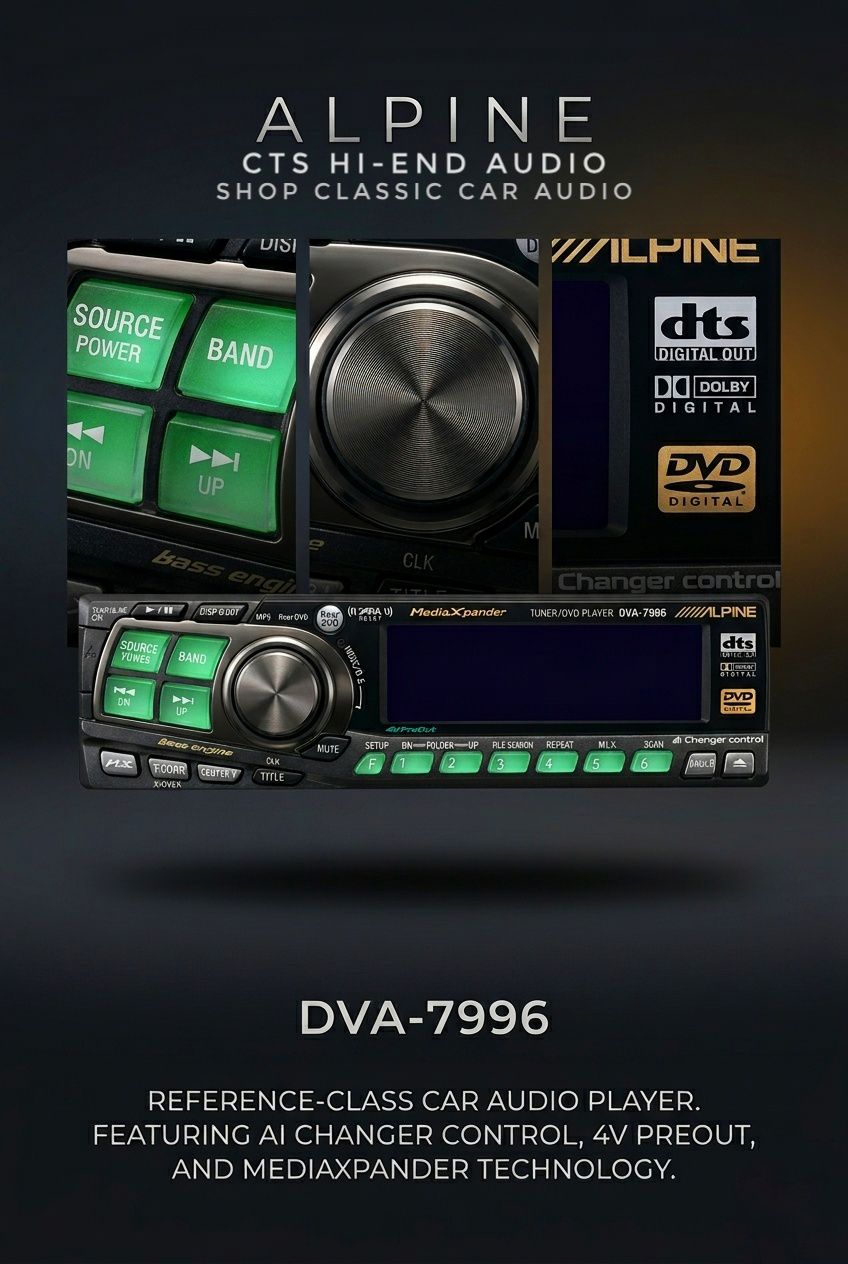 Alpine DVA-9965J, a legendary Japanese hi-end DVD head unit