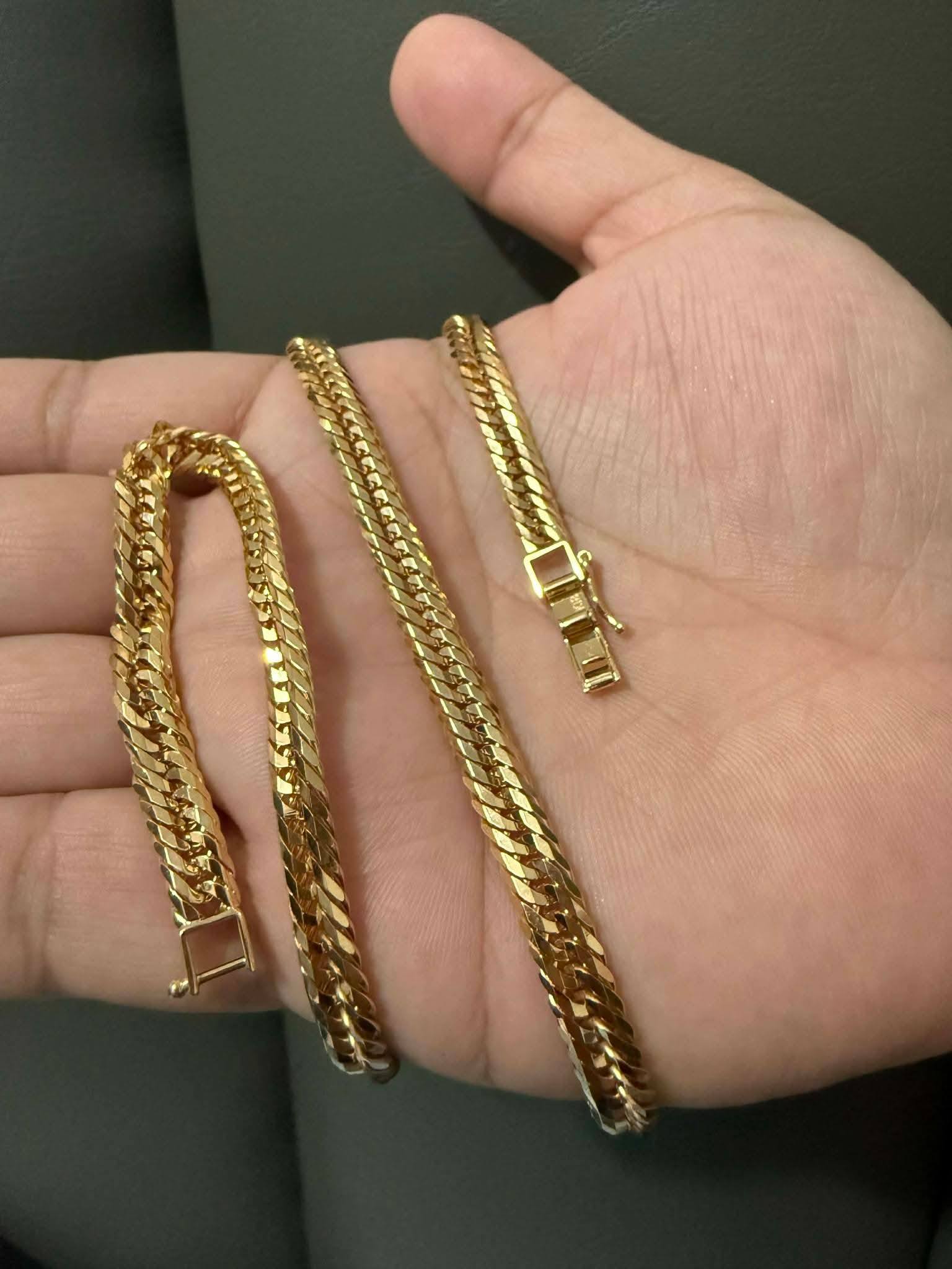 JAPAN GOLD K18 Necklace 22