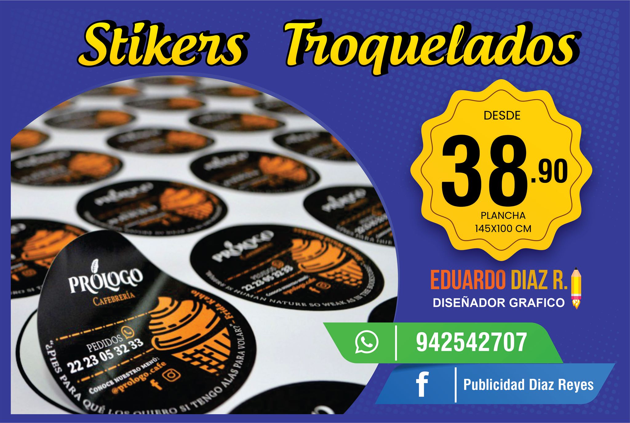 EDR PubliGraf - Sticker troquelados⚡️🔥😍 Impresiones en...