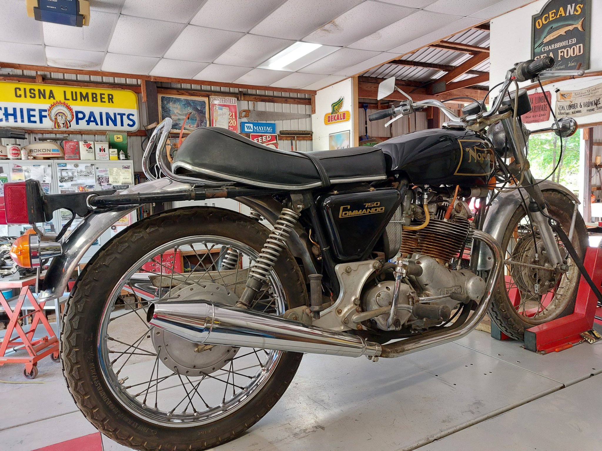 1973 Norton 750 Commado motorcycle - Motorcycles & Scooters - Oquawka ...