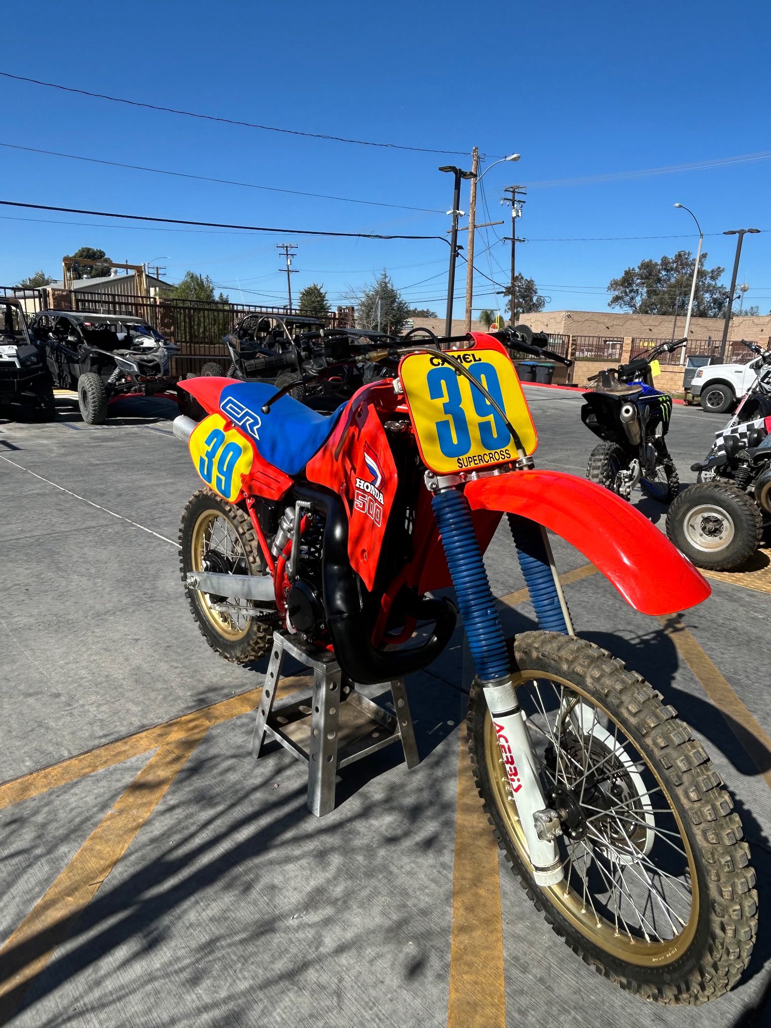 One of my buddies out in Henderson Nevada got his bike stolen