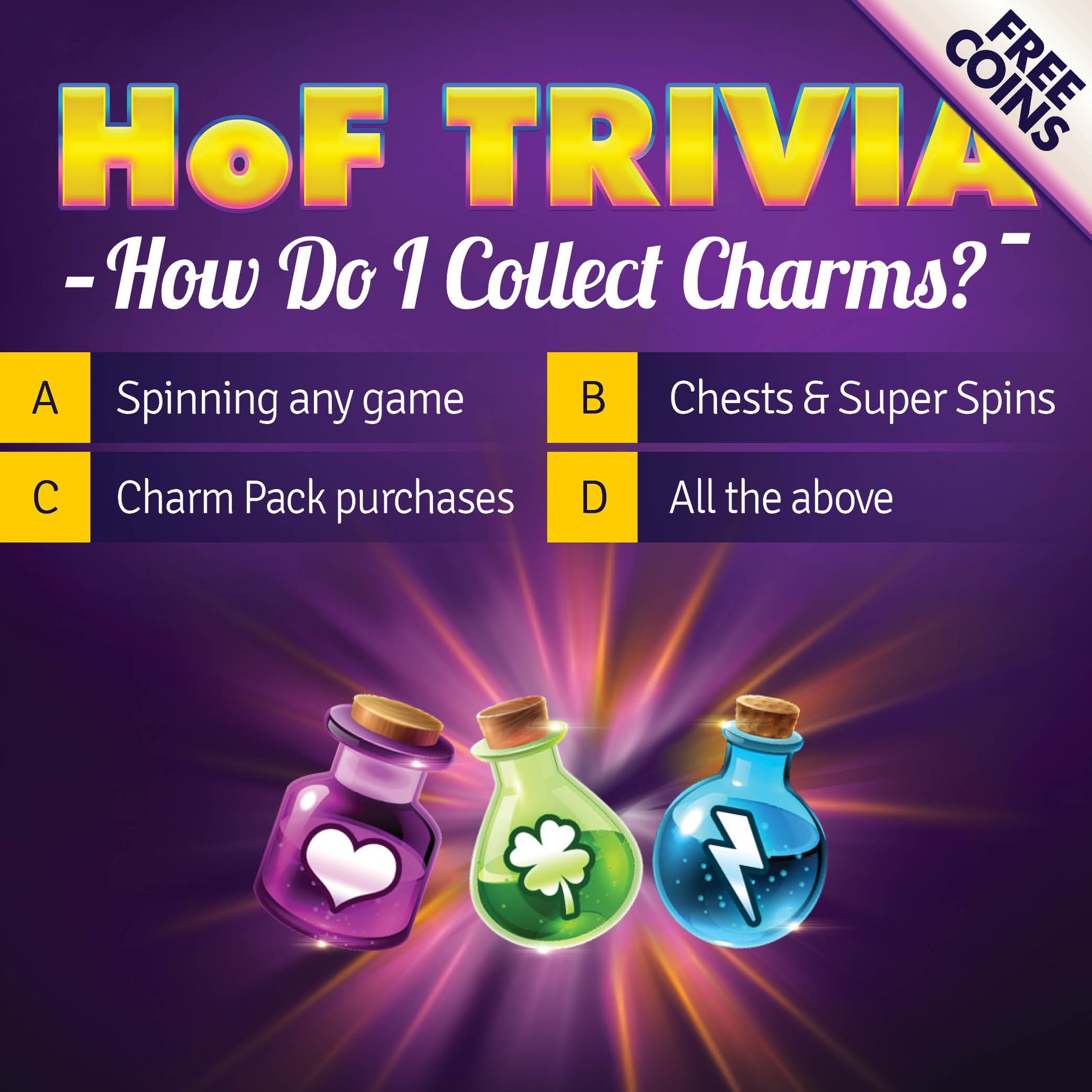 What time is it? 🤔 Trivia 😁... - House of Fun - Slot Machines