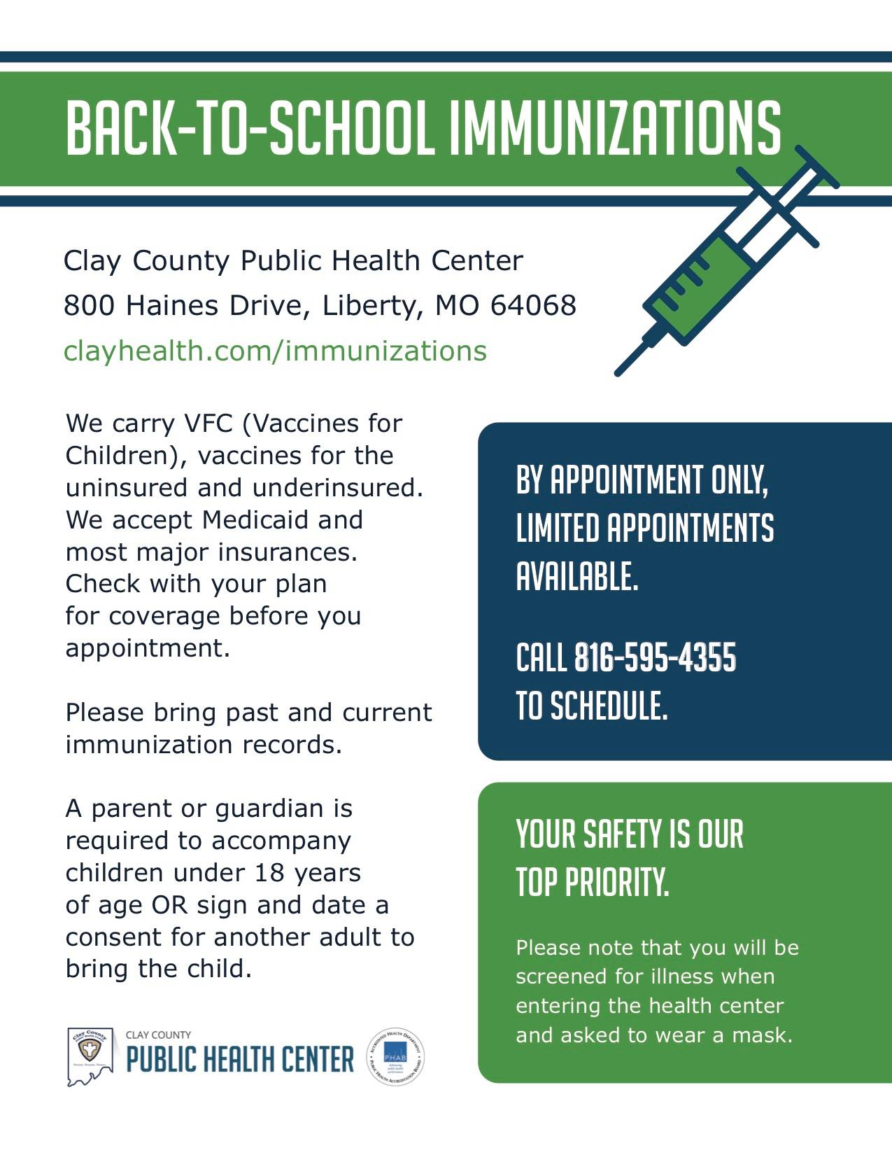 Our spring immunization... - North Kansas City High School
