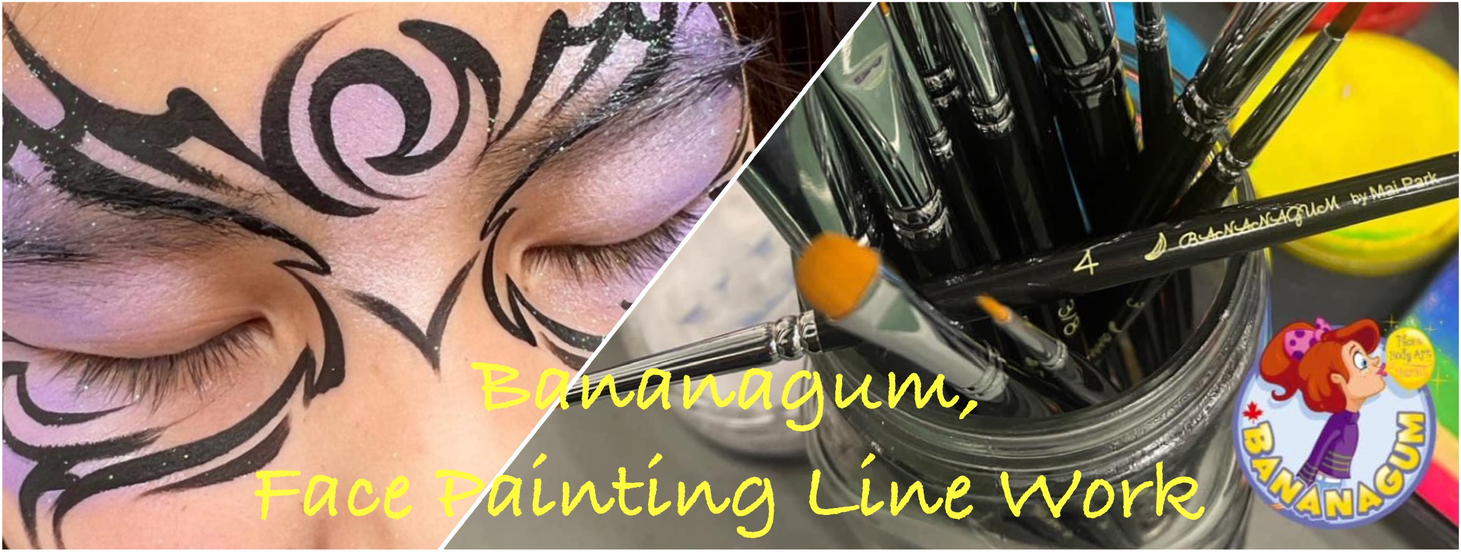 Bananagum, Face Painting Line Work | Facebook