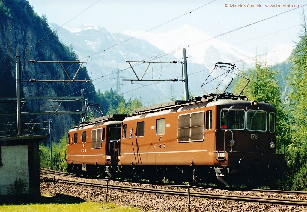 The Ae 8/8 of the Bern-Lötschberg-Simplon-Bahn (BLS) (UIC