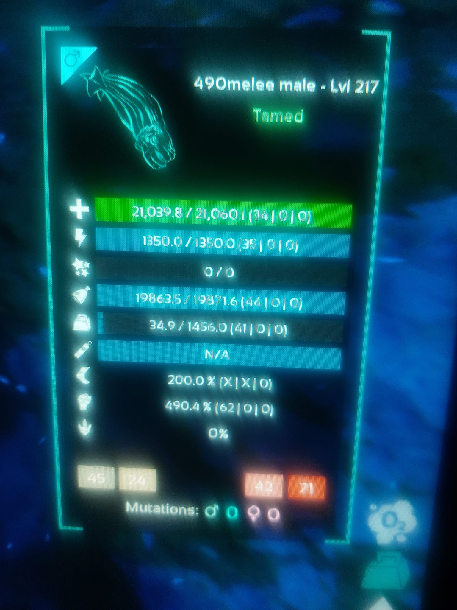 ARK Survival Ascended - Galaxy Rex PvE Con Statistiche Top, HP 36,5k, Danno 1301, Per PC/XBOX/PS5