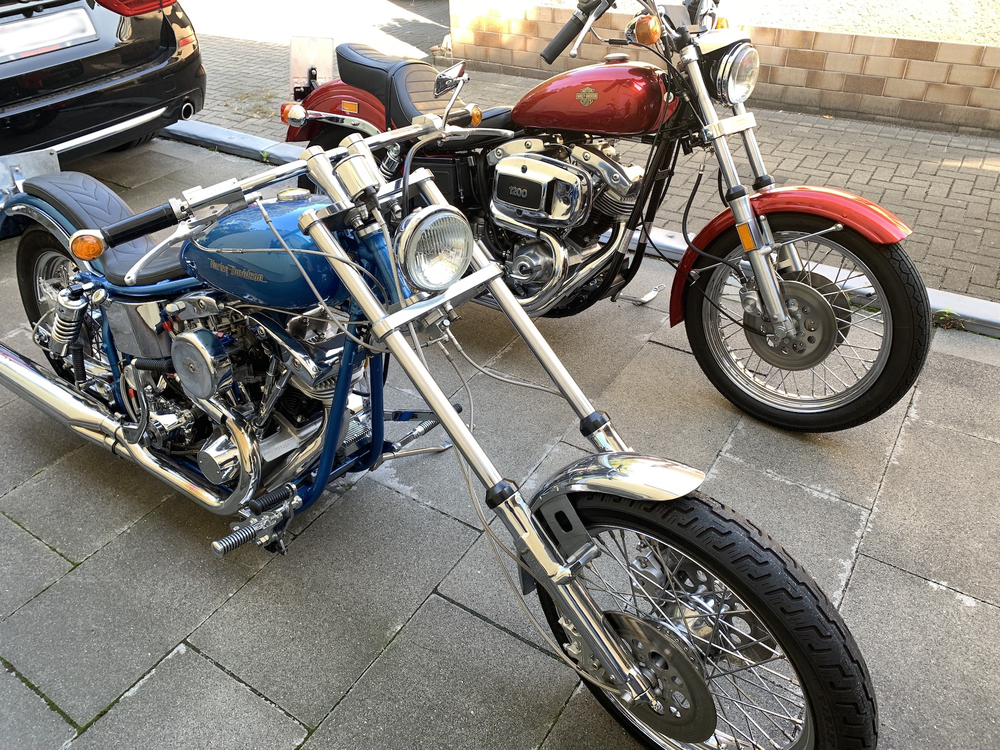 1978 Harley Davidson Shovelhead FXE 1200 restoration project