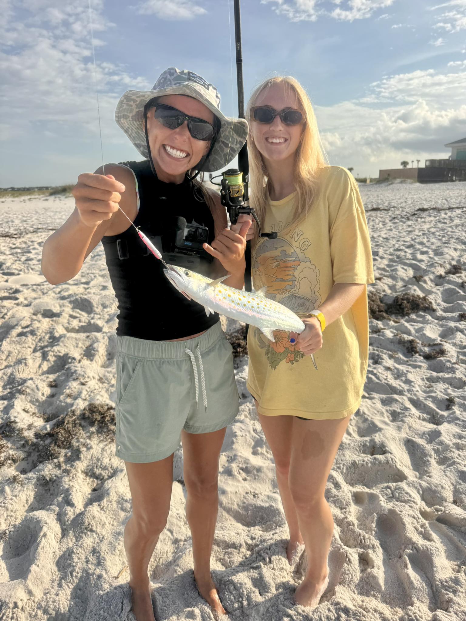 donald duck with fish nets SHDL Colour:Green Pearl wopper plopper Kids Fishing Pole Set decorated with Gold