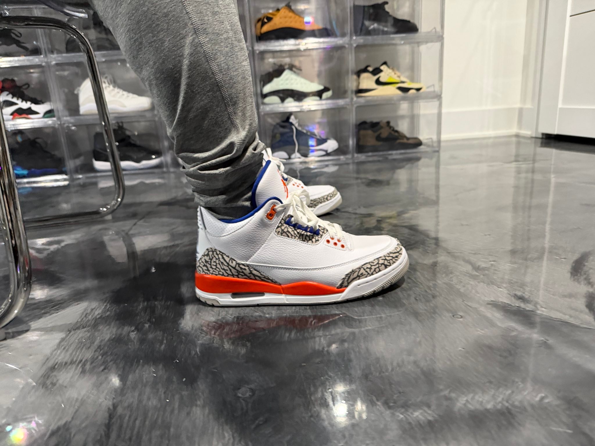 The “Knicks” Air Jordan 3 is now available to pre-order via SNKRS 
