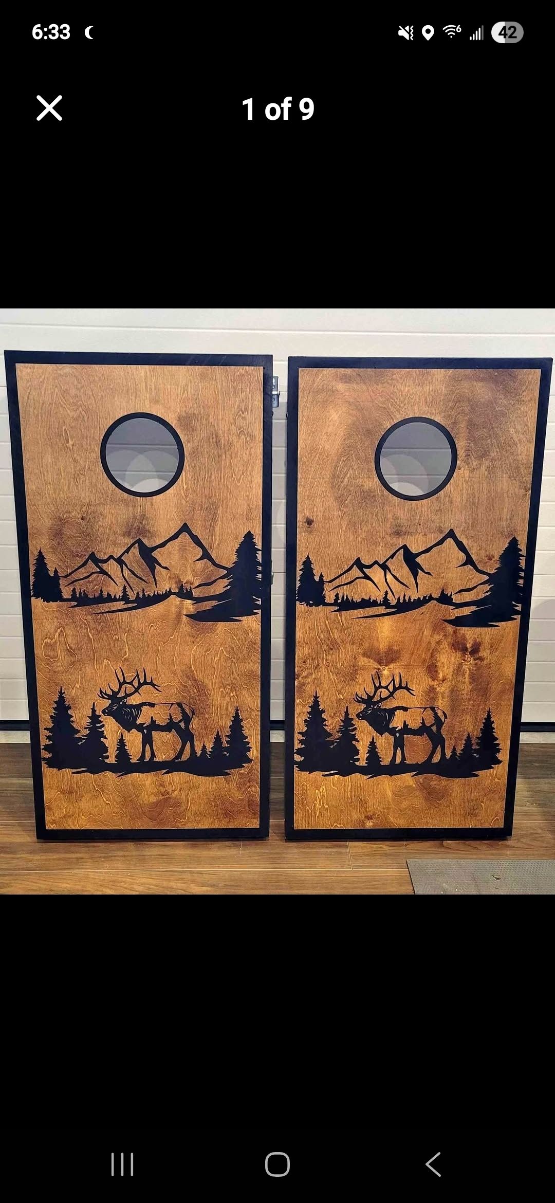 Boîte De Cornhole Gravée Oklahoma State University - Neuf - Expédition Aérienne