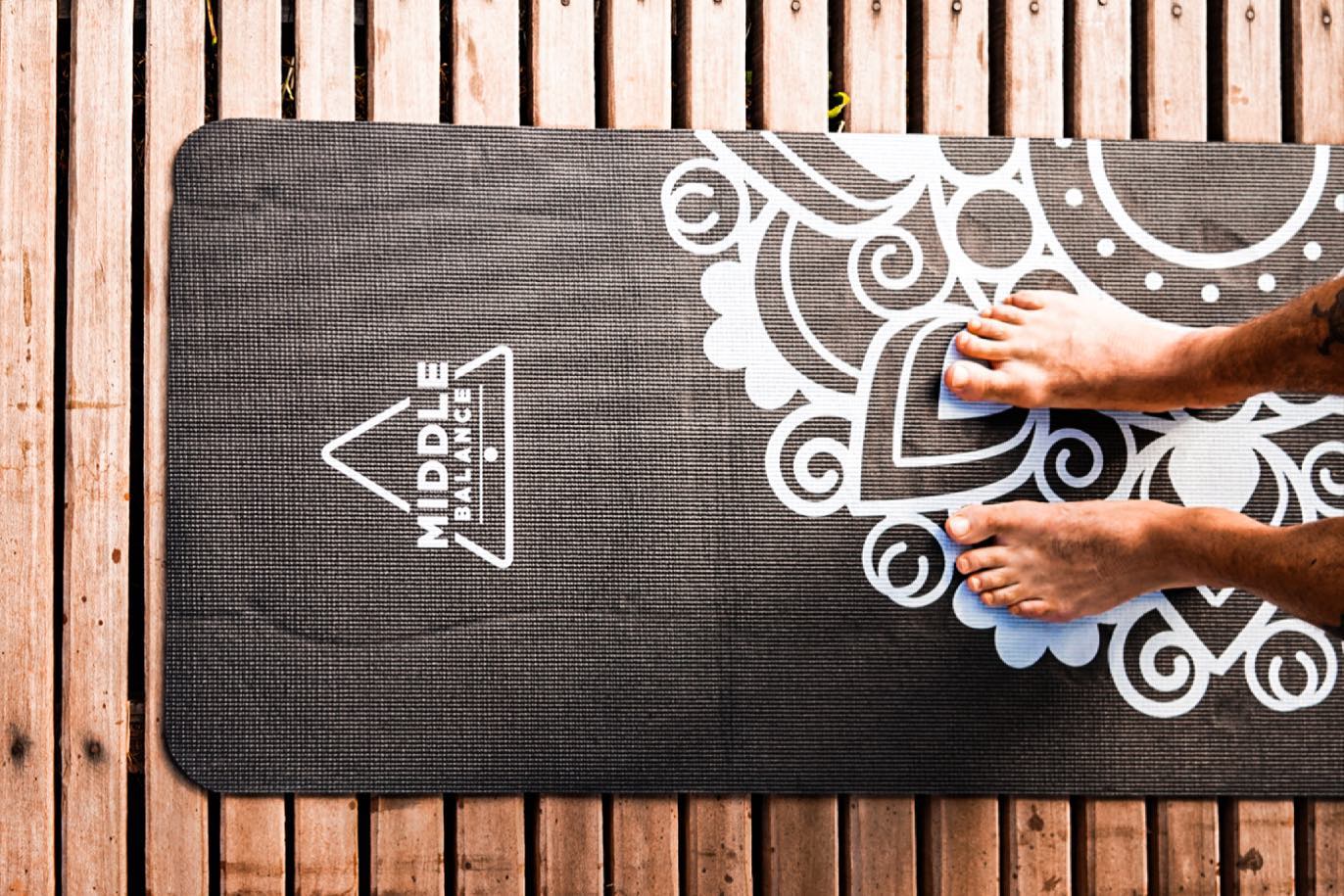 Middle Sports - Middle Mat Mandala Novo modelo de tapete para yoga e ...