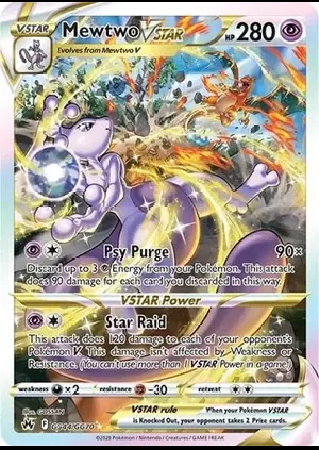 Mewtwo VSTAR price comparison: Japanese vs English versions