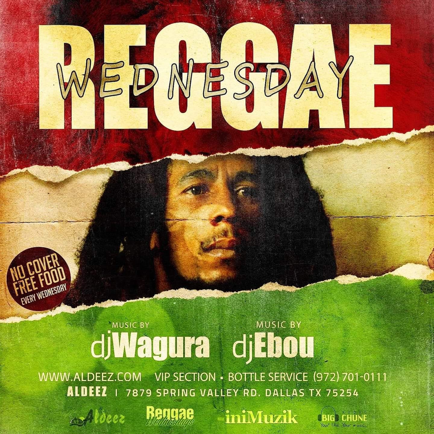 Reggae Wednesdays & Aldeez