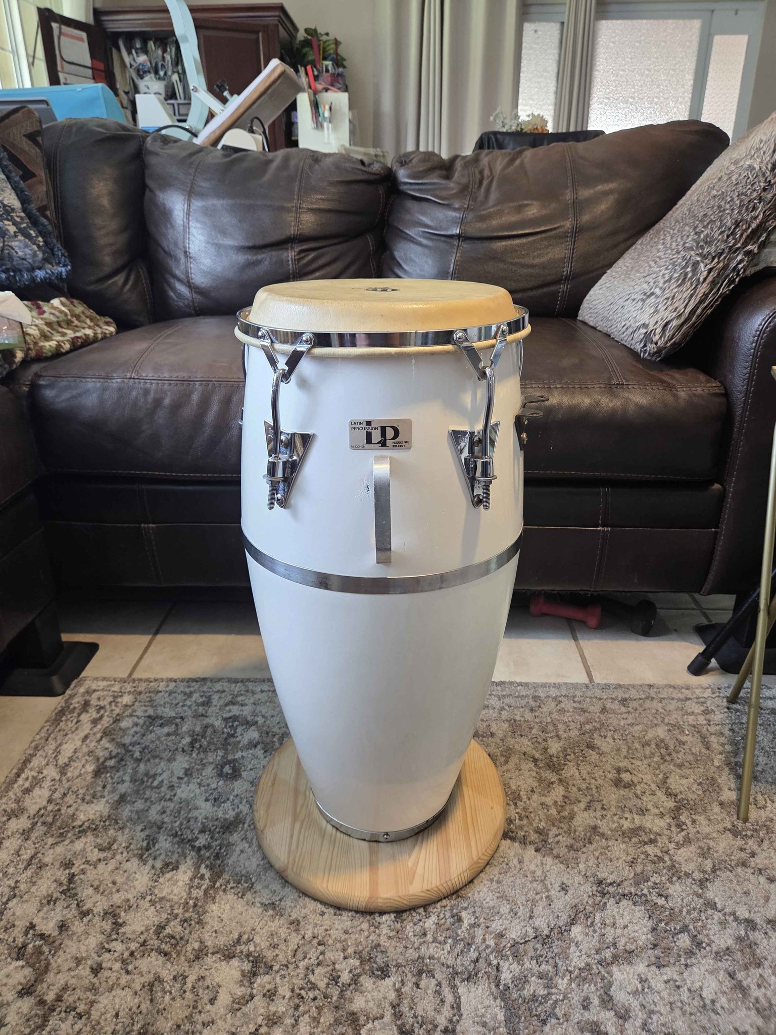 Vintage LP Palisades Park conga drums