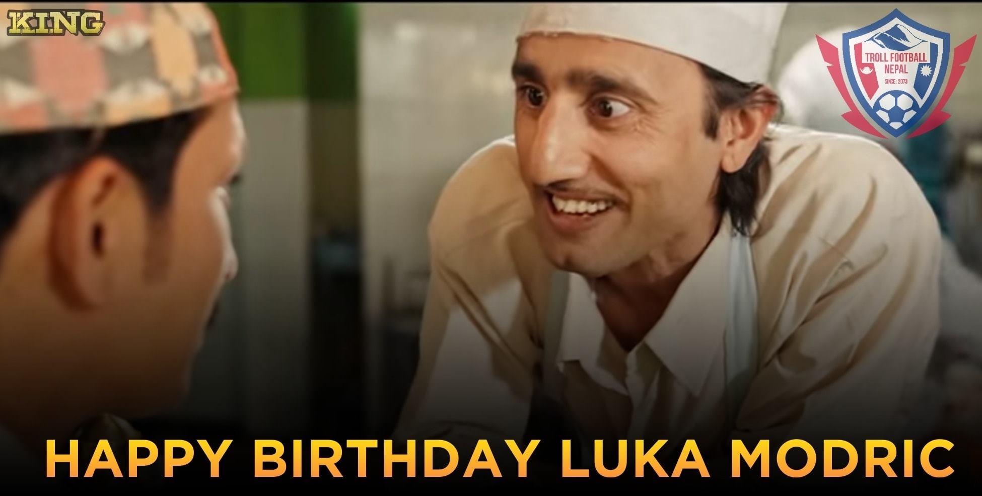 Happy birthday Modric ️ #king - Troll Football Nepal