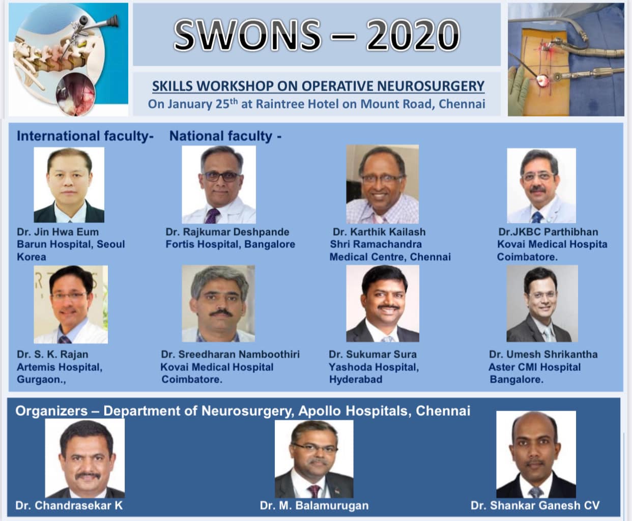 Dr. SK Rajan, Minimally Invasive Spine Surgeon-Neurosurgeon | Gurugram