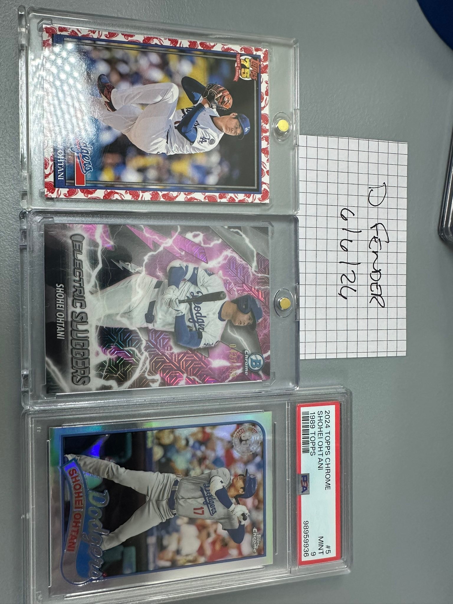 Shohei Ohtani baseball cards for sale