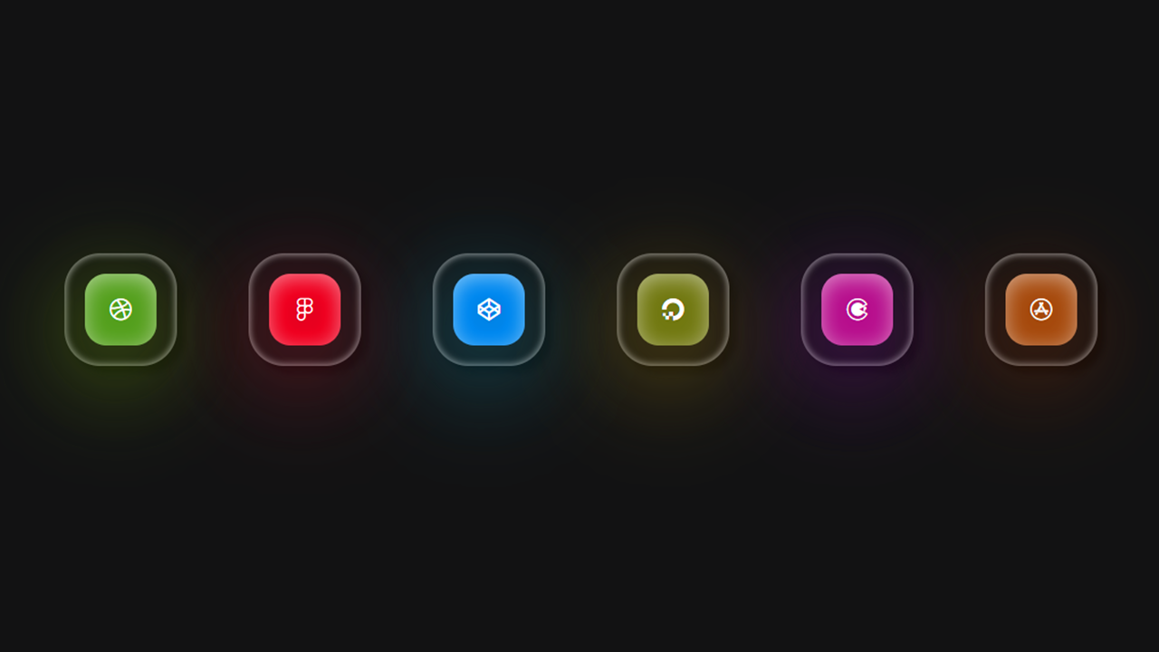 8bit-code - * CSS Neon Glow Effect On Icons | * Neon...