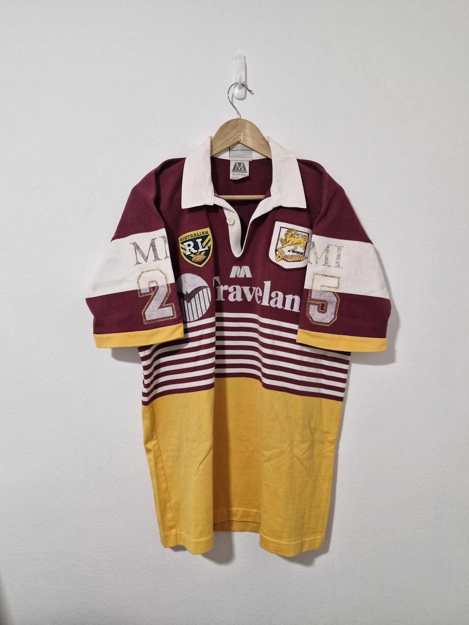 Brisbane Broncos 2025 Captains Run Jersey is now for sale only on