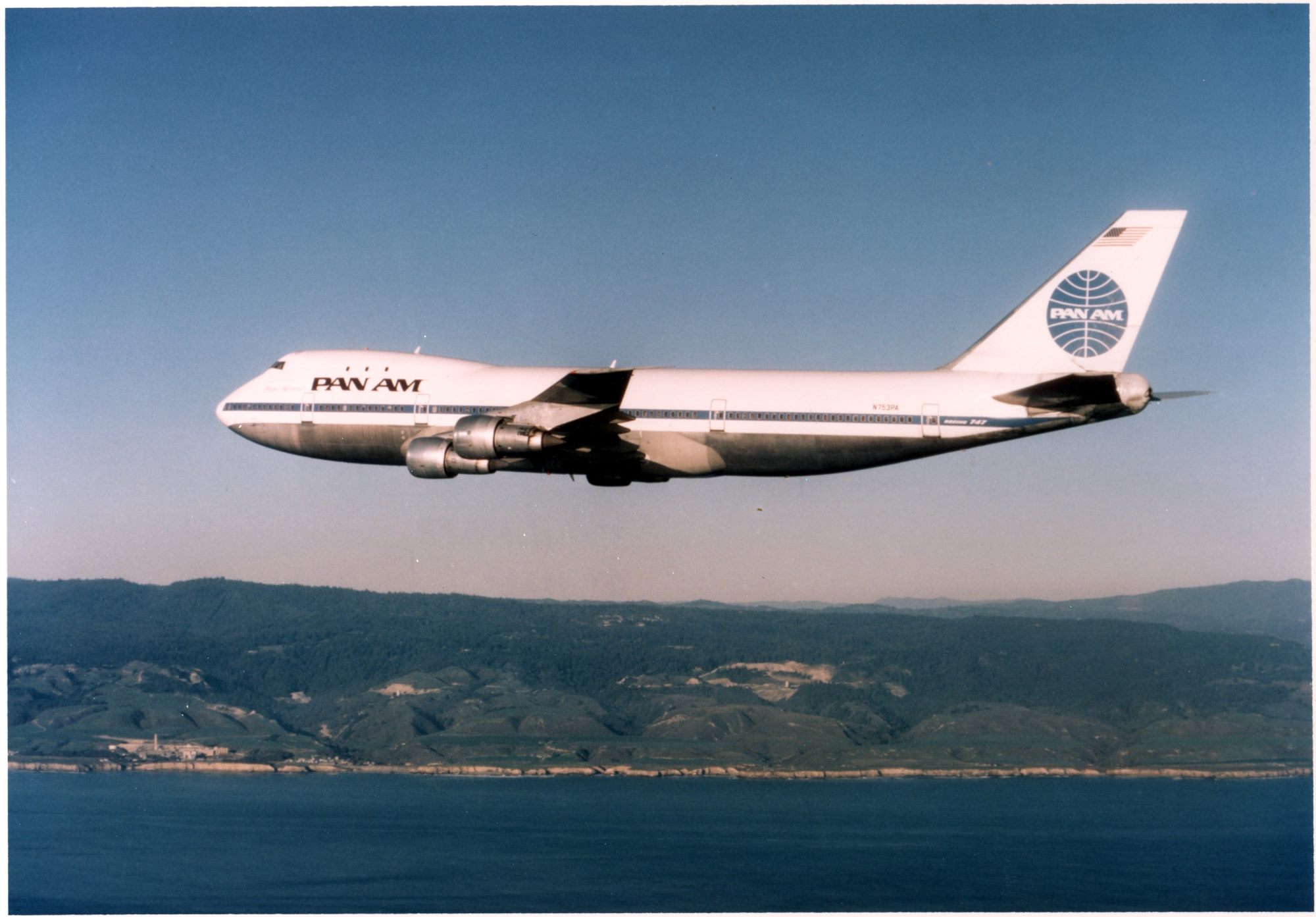 FOTO VINTAGE 1970 Il Boeing 747-121 di Pan Am World Airways N753PA