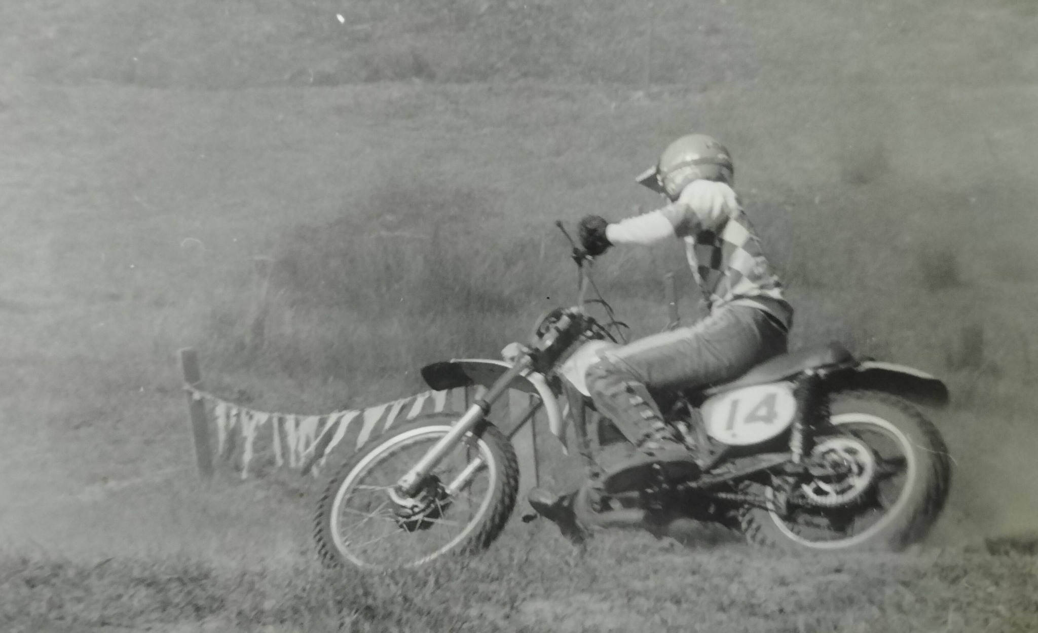 Johnny Nichols on Kawasaki 250
