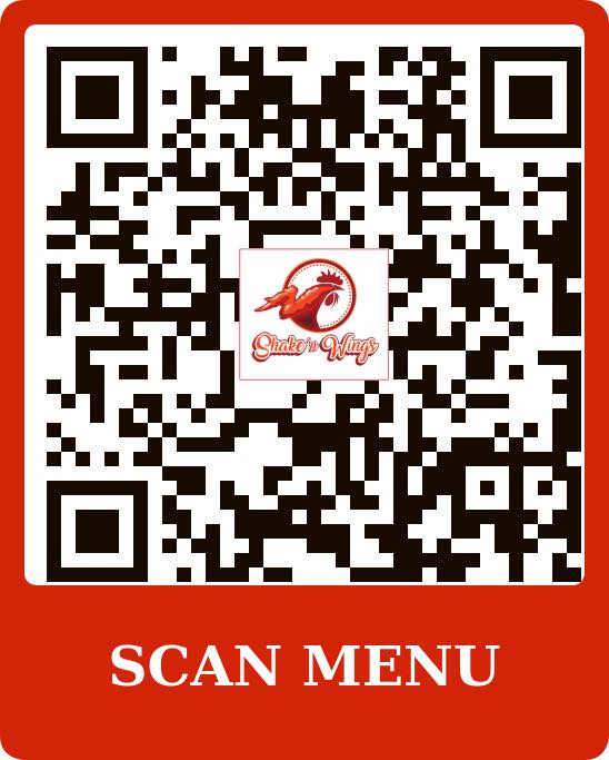 SHAKE 'N WINGS - We now utilize a QR code menu for... | Facebook