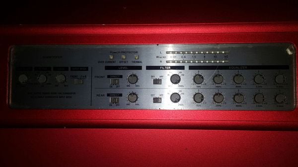 AMPLIFICADOR SONY MODELO XM-405EQX EXCELENTE ESTADO, 5 CANALES CON