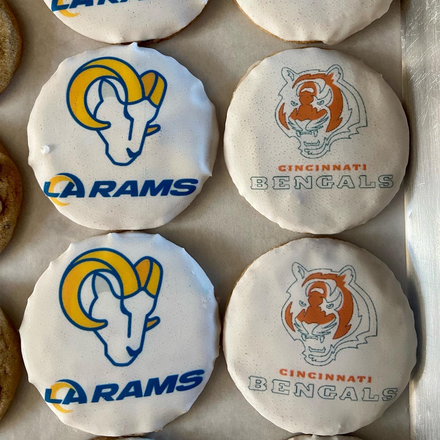 Super Bowl LVI Rams vs Bengals . .... - Tumbeler Cookies