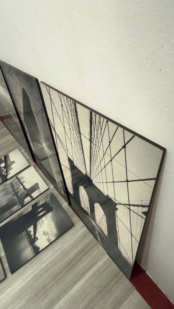 IKEA GRÖNBY 9-Piece Wall Art Set 🗽 ~ featuring black-and-white