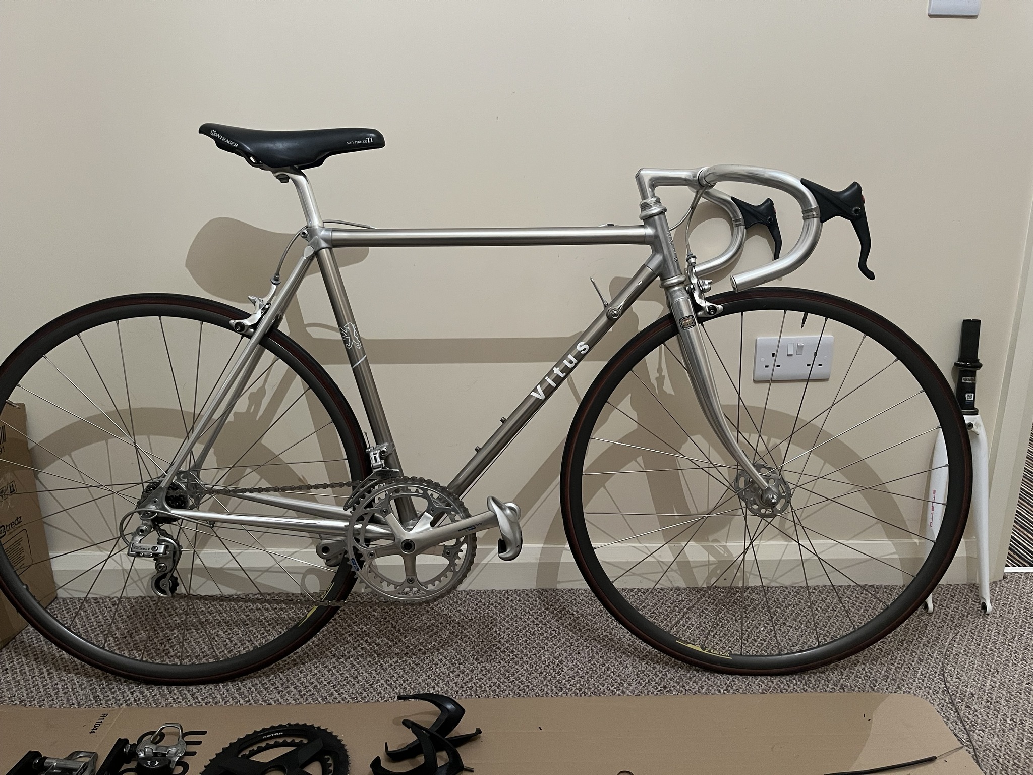 Vitus 979 Duralinox with Dura Ace and Campagnolo rims