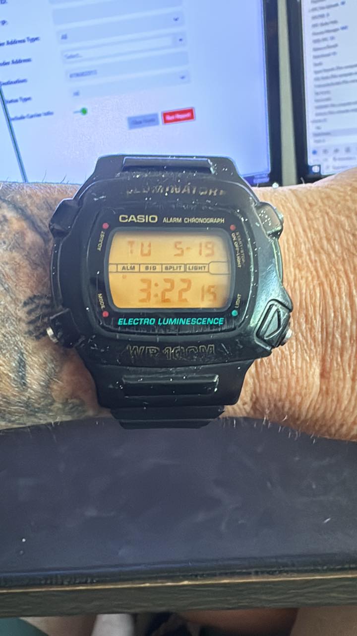 Casio W740 watch triggers childhood memories