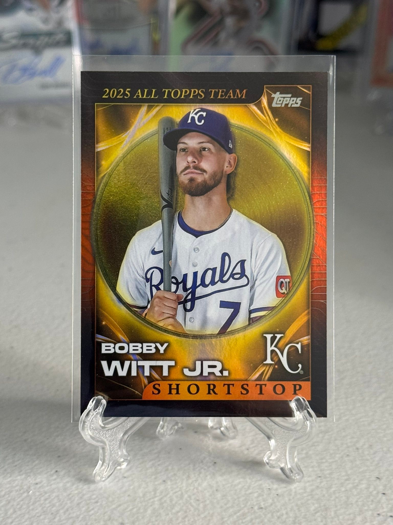 Rare 2025 Topps Royals card of Bobby Witt Jr