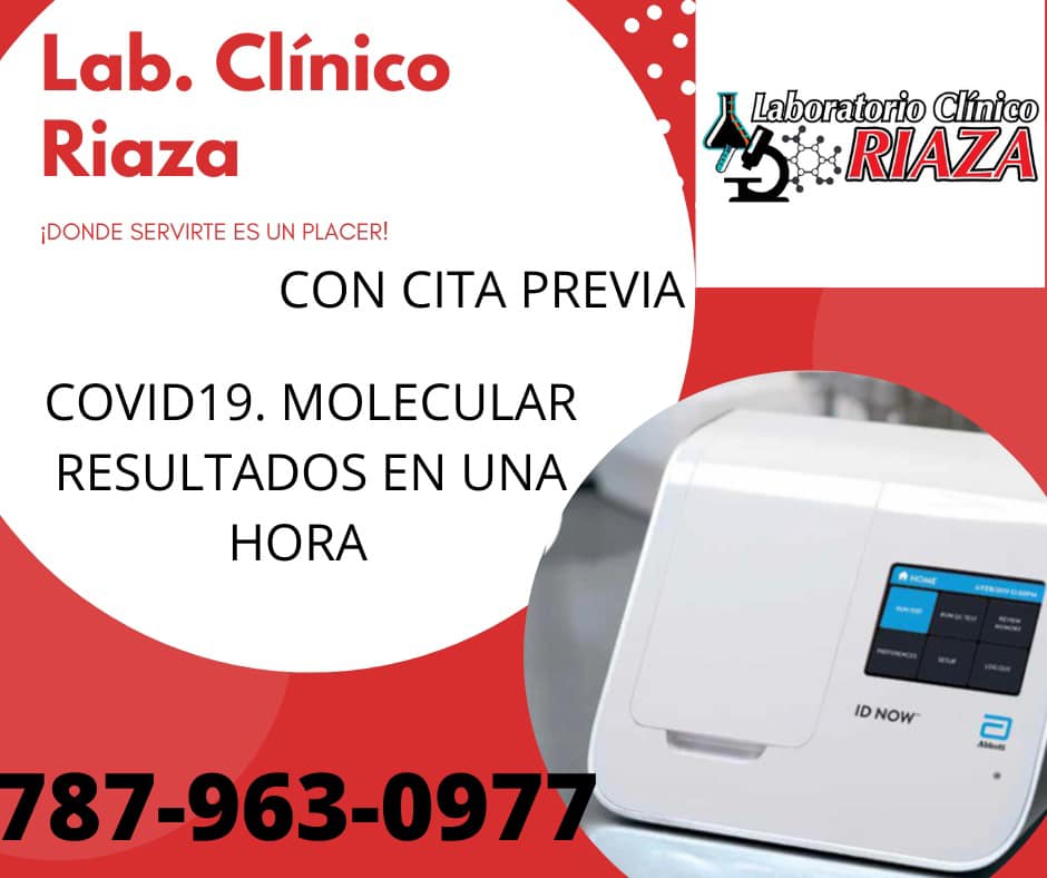 Tenemos pruebas moleculares... - Laboratorio Clinico RIAZA | Facebook